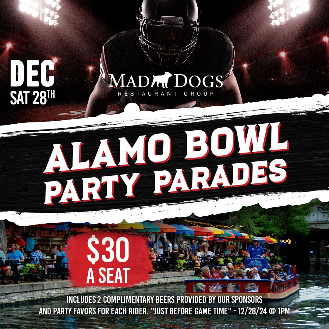 2024 Valero Alamo Bowl Party Parade Saturday, December 28th 1pm